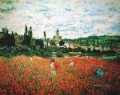 Campo de amapolas cerca de Vetheuil Claude Monet